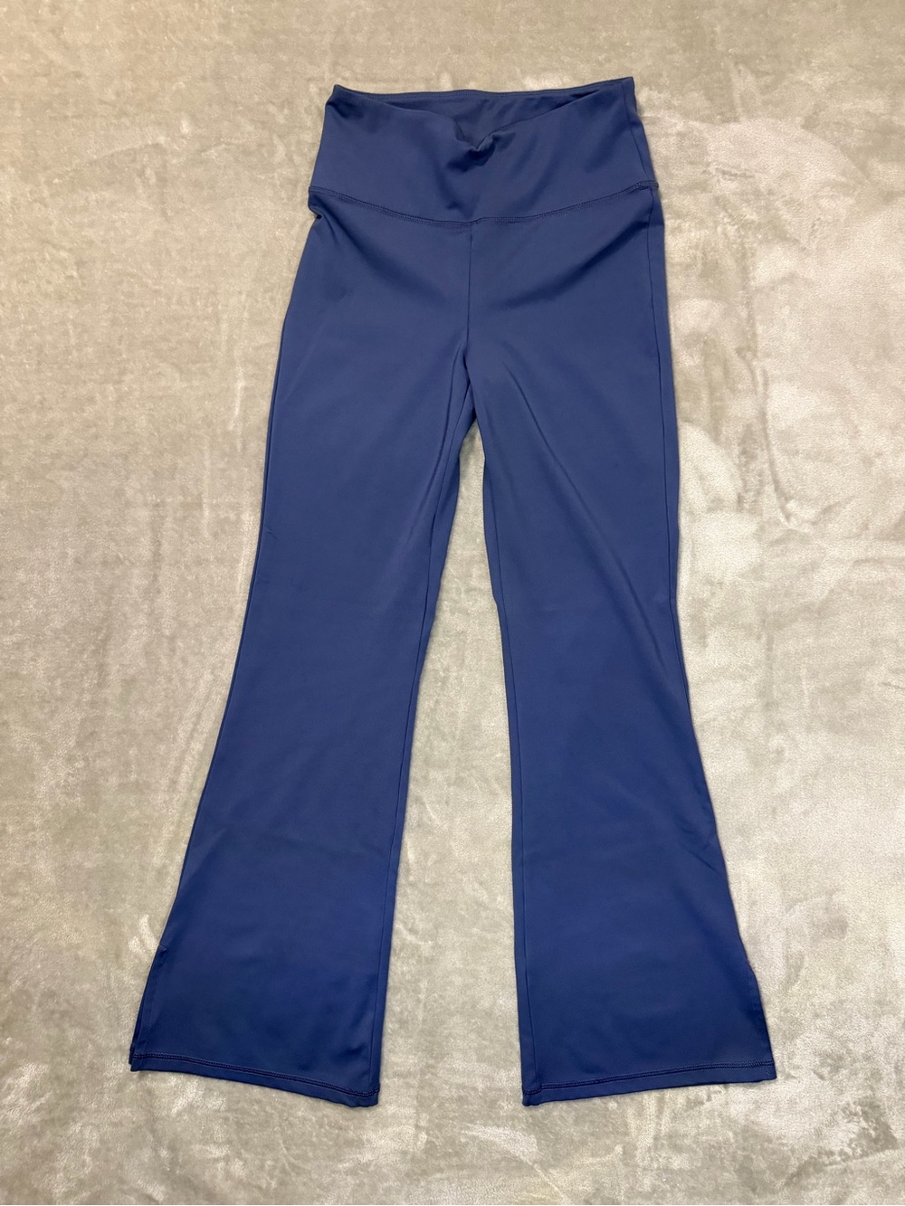 American Eagle High Waisted Flare Leggings Blue Yoga Pants Size M